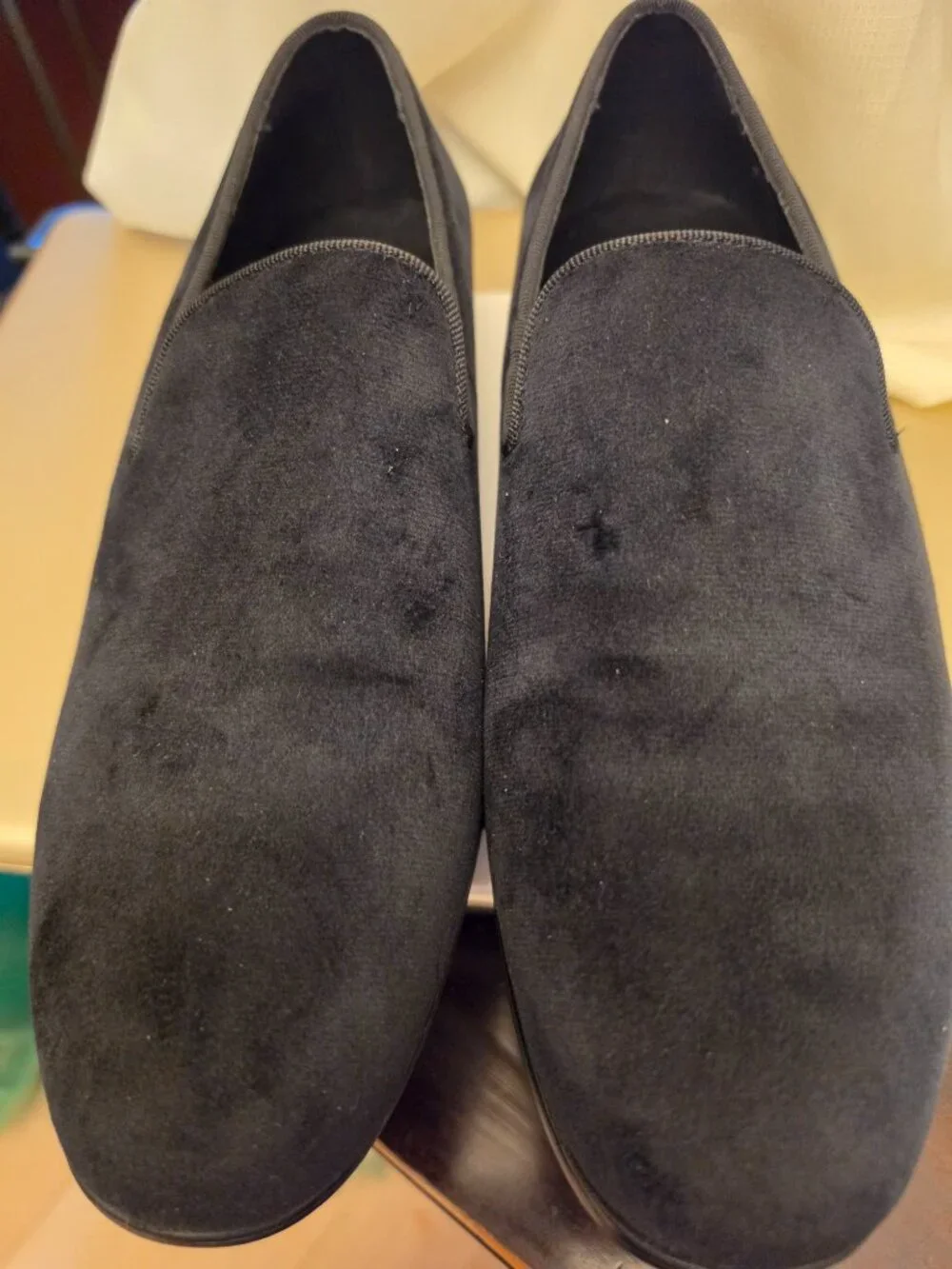 ALFANI Black Memory Foam Zion Round Toe Slip On Loafers Dress Shoes 8M